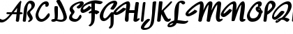 Download PrincessJasmine Regular Font Uppercase Preview