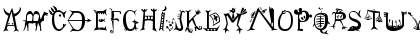 Download PriskaSerif-LittleCreatures Regular Font Uppercase Preview
