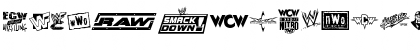 Download Pro Wrestling Logos Regular Font Uppercase Preview