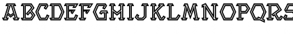 Download ProjectBold Inline Regular Font Uppercase Preview