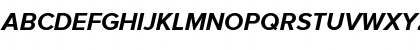 Download ProximaSansMediumOblique Regular Font Uppercase Preview