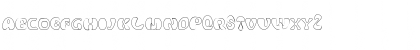 Download Psychodelic70sHollow Regular Font Uppercase Preview