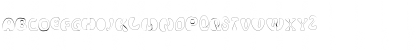 Download Psychodelic70sTallHollow Regular Font Uppercase Preview