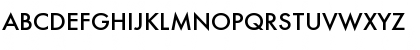 Download FuturaFuturisC Regular Font Uppercase Preview