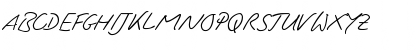 Download PT Script (Unreg.) Zephyr Regular Font Uppercase Preview