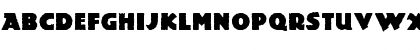 Download PublicityGothic Regular Font Uppercase Preview
