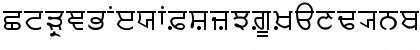 Download PUN-AdhunikN Regular Font Uppercase Preview