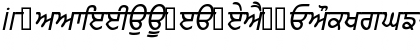 Download PunjabiAmritsarSSK BoldItalic Font Uppercase Preview