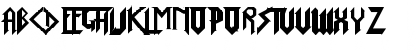 Download Pure evil 2 Regular Font Uppercase Preview