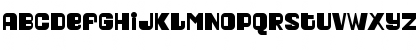 Download Pushpop Regular Font Uppercase Preview