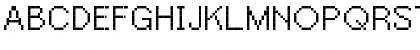 Download PW Extended Regular Font Uppercase Preview