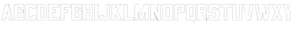 Download QuarterbackOutline Regular Font Uppercase Preview