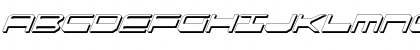 Download QuickGear Shadow Italic Shadow Italic Font Uppercase Preview
