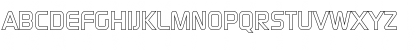 Download RandyBeckerOutline Bold Font Uppercase Preview