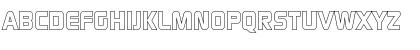 Download RandyBeckerOutline-ExtraBold Regular Font Uppercase Preview