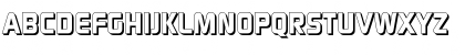 Download RandyBeckerShadow-ExtraBold Regular Font Uppercase Preview