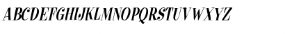 Download RaskinCondensed Italic Font Uppercase Preview
