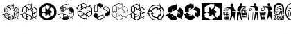 Download RecycleIt Regular Font Uppercase Preview