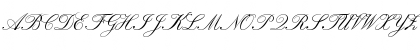 Download RegencyScriptFLF Roman Font Uppercase Preview