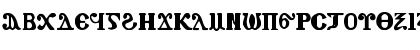 Download Coptic Eyes Coptic Regular Font Uppercase Preview