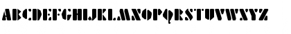 Download Rounded Technical Regular Font Uppercase Preview
