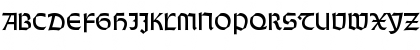 Download Rundgotisch Regular Font Uppercase Preview