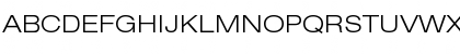 Download Sans Light Extended Regular Font Uppercase Preview