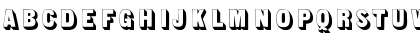 Download Sans Serif Shaded Regular Font Uppercase Preview