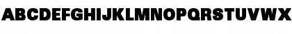 Download SansBlack Regular Font Uppercase Preview