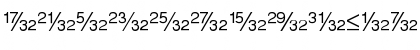 Download SansFractionsDiagonal Plain Font Uppercase Preview