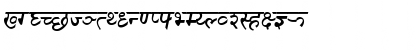 Download Sanskrit BoldItalic Font Uppercase Preview