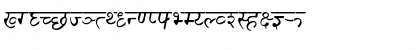 Download Sanskrit Italic Font Uppercase Preview