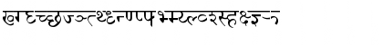 Download Sanskrit Regular Font Uppercase Preview
