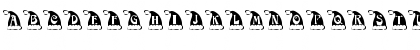 Download Santa's Hat Regular Font Uppercase Preview