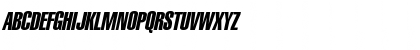 Download CorporateCompressedExtra Italic Font Uppercase Preview