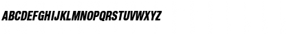 Download CorpusGothic CondensedOblique Font Uppercase Preview