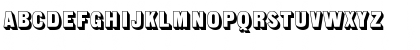 Download Shadowone Regular Font Uppercase Preview