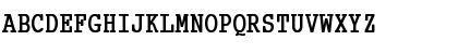 Download Courier Condensed Bold Font Uppercase Preview