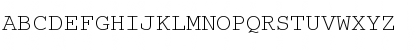 Download Courier2 Normal Font Uppercase Preview