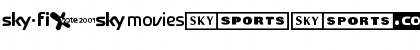 Download Sky 1998 Channel Logos Regular Font