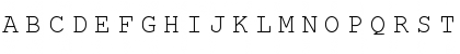 Download CourtierC Regular Font Uppercase Preview