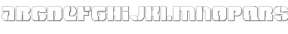 Download Space Cruiser Shadow Shadow Font Uppercase Preview