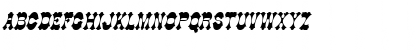 Download CowboyThin Italic Font Uppercase Preview