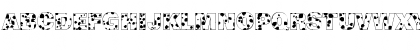 Download CowSpots Regular Font Uppercase Preview