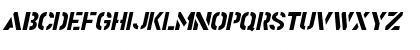 Download Stencil Gothic Italic JL Regular Font