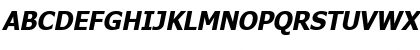Download Tahoma Bold Faux Italic Font Uppercase Preview