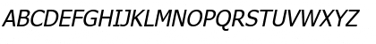 Download Tahoma Faux Italic Font Uppercase Preview