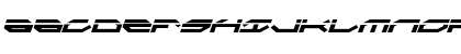 Download Taskforce Laser Italic Italic Font Uppercase Preview