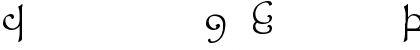 Download Tengwar Sindarin-1 Regular Font Uppercase Preview