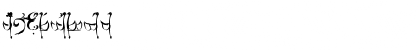 Download Tengwar Teleri Regular Font Uppercase Preview